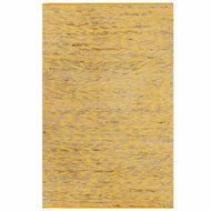Handmade jute carpet yellow and natural 80x160 cm - Carpet