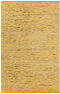 Handmade jute carpet yellow and natural 120x180 cm - Carpet