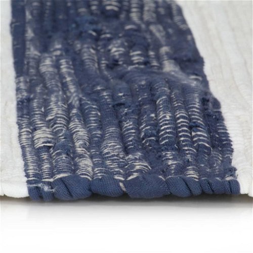 Chindi Cotton Rug - Blue - 230cm