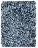 Shaggy carpet denim 190x280 cm blue - Carpet