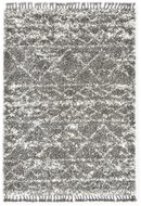 Berber rug with high pile PP gray-beige 80x150 cm - Carpet