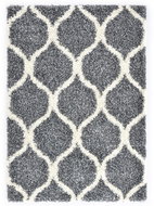 Berber rug with high pile PP blue-beige 80x150 cm - Carpet