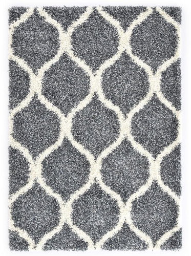 Berber rug with high pile PP blue-beige 160x230 cm - Carpet - Main image