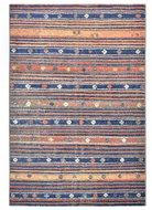 Carpet blue-orange 160x230 cm PP - Carpet
