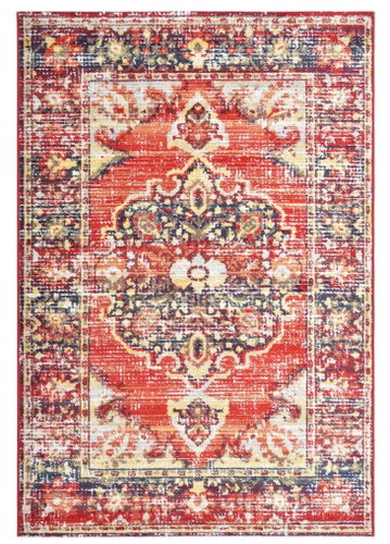 Carpet red 80x150 cm PP - Carpet - Main image