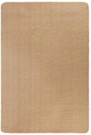 Piece carpet made of jute with latex base 120x180 cm natural - Carpet