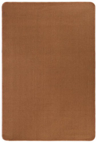Piece jute carpet with latex backing 120x180 cm brown - Carpet - Main image
