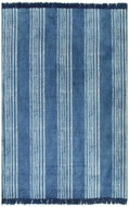 Carpet Kilim with cotton pattern 160x230 cm blue - Carpet