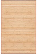 Bambusový koberec 100 × 160 cm hnedý - Koberec