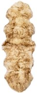 Koberec z ovčej kože 60x180 cm hnedý žíhaný - Kožušina