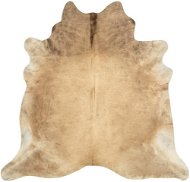 Koberec z pravej hovädzej kože 150 × 170 cm béžový - Kožušina