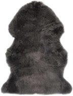 Koberec z ovčej kože 60 × 90 cm svetlo sivý - Kožušina