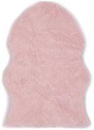 Carpet 60x90 cm faux sheepskin pink - Fur
