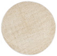 Piece rug Shaggy 160 cm beige - Carpet