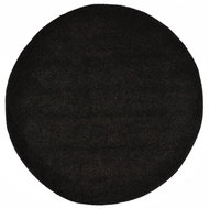 Piece rug Shaggy 160 cm black - Carpet