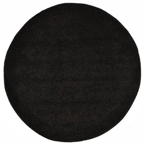 Piece rug Shaggy 160 cm black - Carpet - Main image