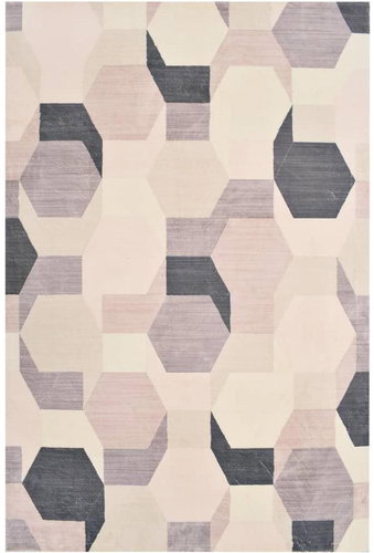Carpet with multicoloured print 160x230 cm polyester - Carpet - Main image