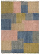 Hand-woven carpet Kilim cotton 160x230 cm colour print - Carpet