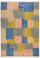 Hand-woven carpet Kilim cotton 200x290 cm colour print - Carpet