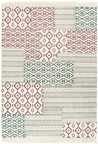 Hand-woven carpet Kilim cotton 120x180 cm colour print - Carpet - Main image
