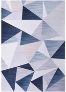 Carpet with multicoloured print 160x230 cm textile - Carpet