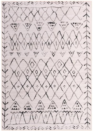 Carpet with multicoloured print 120x160 cm textile - Carpet - Main image