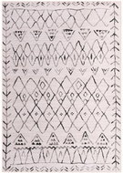 Carpet with multicoloured print 140x200 cm textile - Carpet