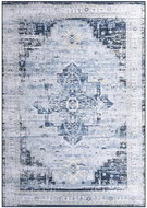 Carpet with multicoloured print 120x160 cm textile - Carpet