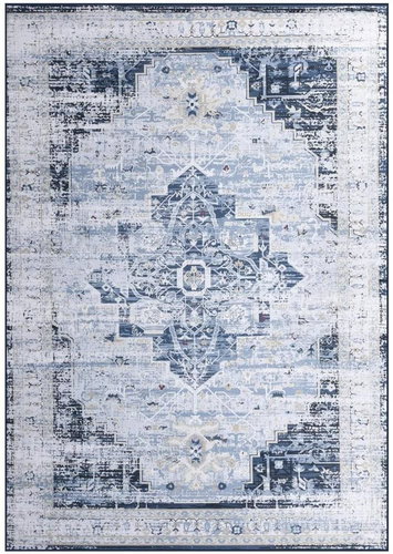 Carpet with multicoloured print 160x230 cm textile - Carpet - Main image