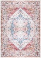 Carpet with multicoloured print 120x160 cm textile - Carpet