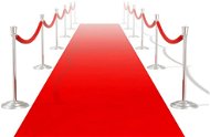 Červený koberec 1×10 m, extra těžký 400 g/m2 - Koberec