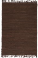 Ručně tkaný koberec Chindi bavlna 200×290 cm hnědý - Koberec
