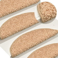 Carpet stair treads 15 pcs gold 56×17×3 cm - Stair Treads