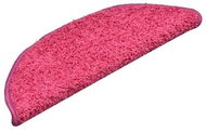 Carpet stair treads 15 pcs pink 56×17×3 cm - Stair Treads