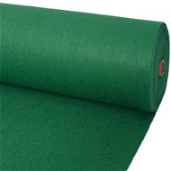 Výstavářský koberec hladký 1,6×12 m zelený - Koberec
