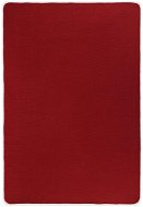 Kusový koberec z juty s latexovým podkladem 140x200 cm červený - Koberec