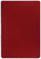Kusový koberec z juty s latexovým podkladem 140x200 cm červený - Koberec