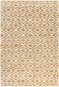 Ručně tkaný kusový koberec z juty 160×230 cm přírodní a bílý - Koberec