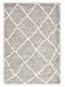 Berber szőnyeg, magas szálú, PP, homokszínű-bézs, 160×230 cm - Szőnyeg
