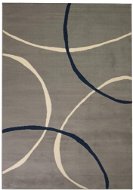 Moderní koberec s kruhovým vzorem 180×280 cm šedý - Koberec