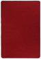 Kusový koberec z juty s latexovým podkladem 190x300 cm červený - Koberec