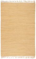 Ručně tkaný koberec Chindi bavlna 200×290 cm béžový - Koberec