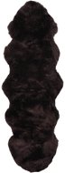 Sheepskin carpet 60×180 cm brown - Fur