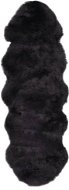 Sheepskin carpet 60×180 cm dark grey - Fur