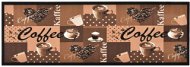 Kuchynský koberec prací Coffee, hnedý, 60 × 180 cm - Koberec