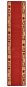 Koberec běhoun gelový podklad červený 67×400 cm - Koberec