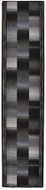 Koberec běhoun gelový podklad černý 67×400 cm - Koberec