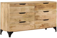 Chest of drawers made of solid mango tree 140 x 45 x 80 cm - Chest of Drawers
