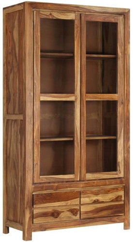 Chest of drawers made of solid sheesham wood 90 x 40 x 175 cm - Chest of Drawers - Main image