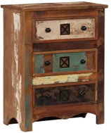 Chest of Drawers 60 x 30 x 75cm Solid Recycled Wood - Chest of Drawers